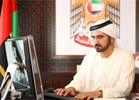 محمد بن راشد يحاور الجمهور عبر وسائل التواصل الأجتماعي