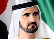 الصدفة تجمع سمو الشيخ محمد بن راشد و الفنانة ديانا كرزون